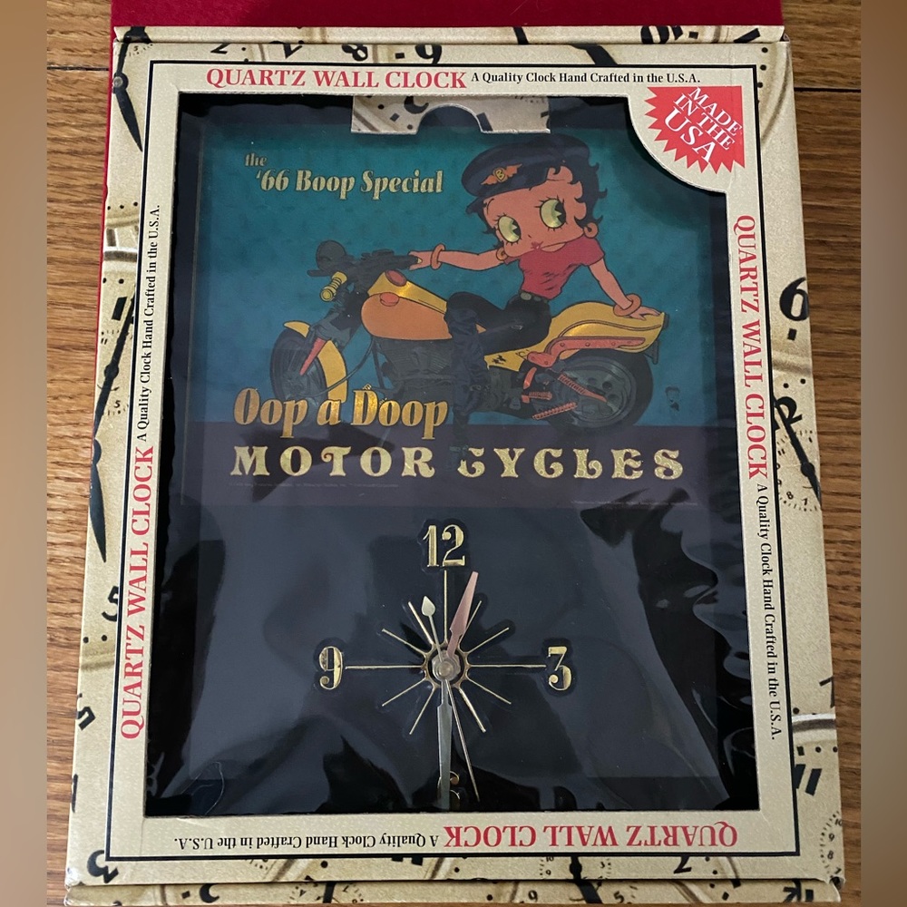 Classic & Vintage “Betty Boop” Quartz Wall Clock- ‘59 Years Old -NWOT